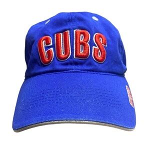 MLB Chicago Cubs Baseball Blue Red Embroidered Ball Cap Size O/S